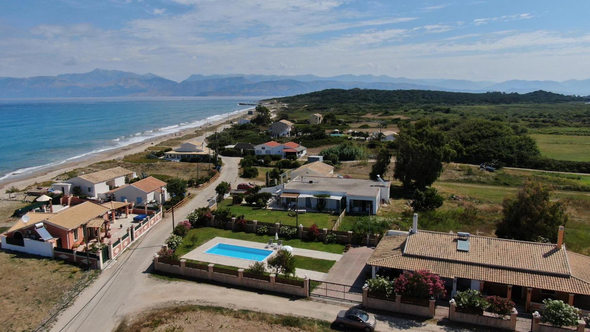 Almyra Beach House Corfu Almiros strand Buitenkant foto