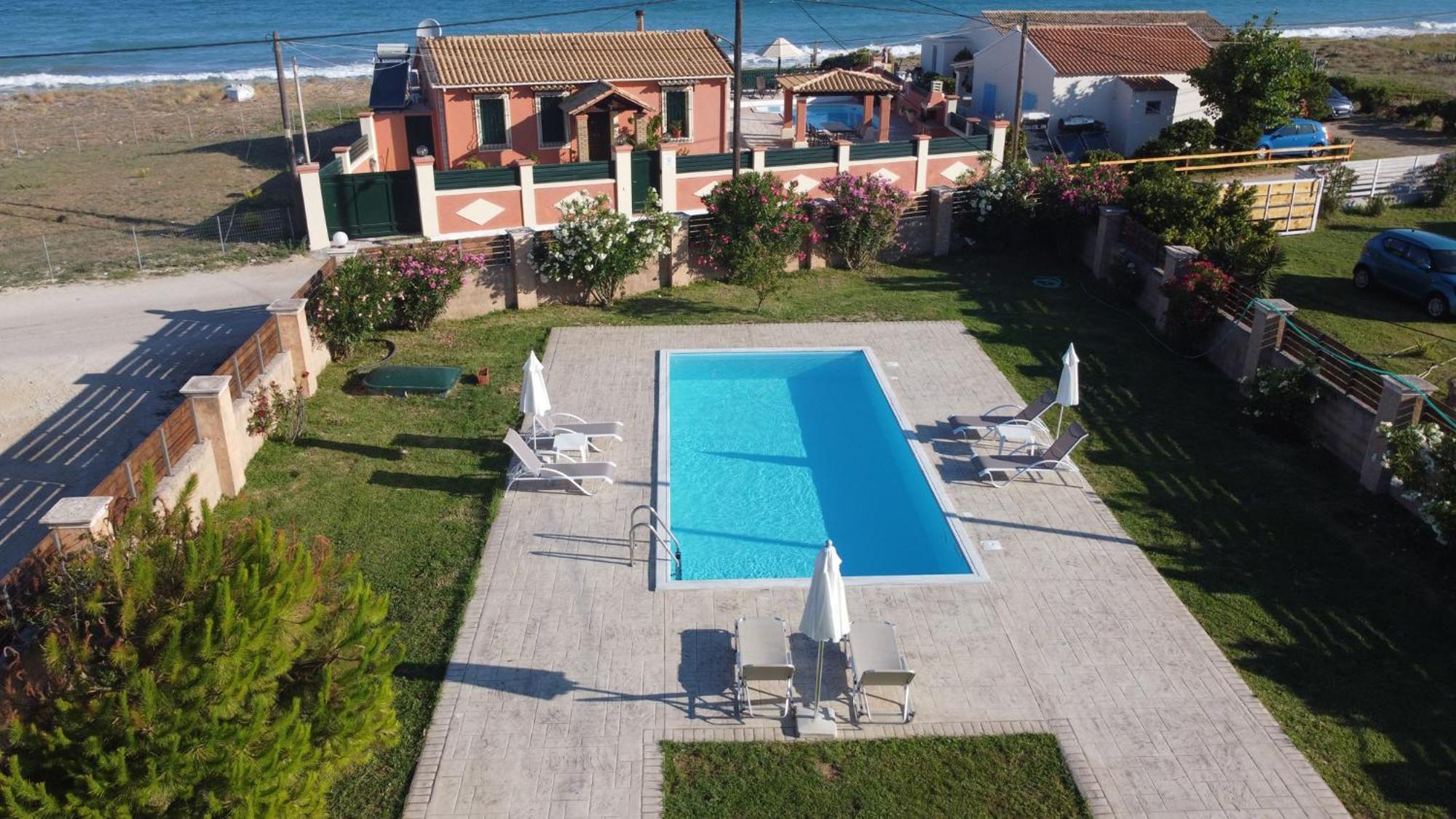 Almyra Beach House Corfu Almiros strand Buitenkant foto